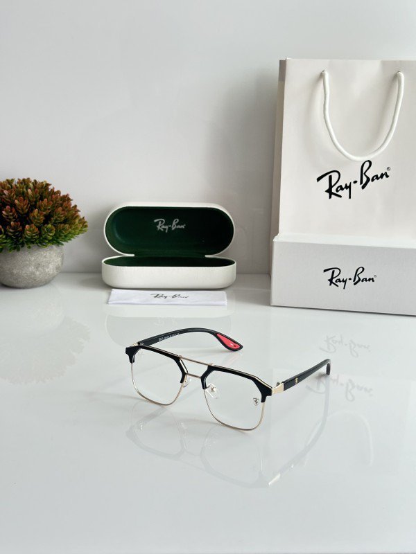 1000144881.jpg Rayban 04 Gold Black Frame - Image 1