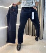 Armani Exchange Straight Fit Mid Wash Denim - Image 4