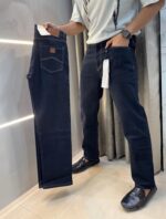Armani Exchange Straight Fit Mid Wash Denim - Image 3