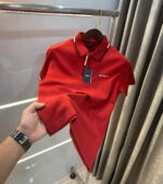 Hackett Polo T-Shirt Red HAC2 - Image 2